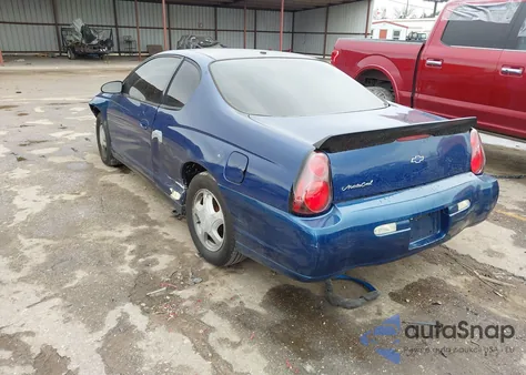 2005 Chevrolet Monte Carlo Ls z USA, uszkodzony, nr VIN 2G1WW12E159122945